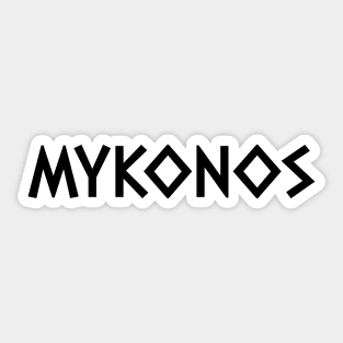 Mykonos Sticker